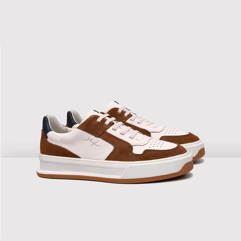 Sneaker Icon Branco-Mouro